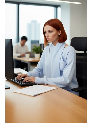 FRM Kadınlara Özel Oversize Rahat Düşük Kol Şal Yaka Iki Parça Triko Kazak Akrilik Konforuyla Kaliteli