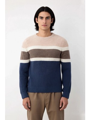 Ersefa Erkek Selanik Dokuma Standart Kol Triko Kazak Kış Sezonu Için Konforlu ve Şık Bir Tarz Sunar.