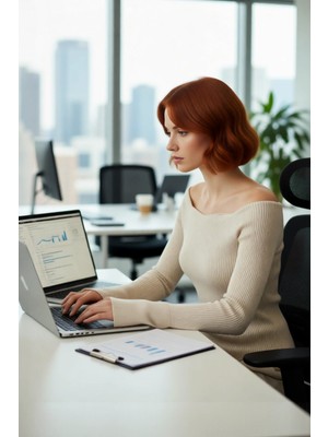 FRM Kadın Carmen Yaka Uzun Kollu Fitted Akrilik Triko Üst Gündüz Gece Basic Fitilli Dokuma Kombin