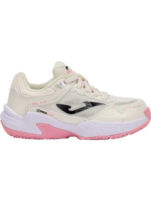 Joma Slam Jr 2525 Bej Spor Ayakkabı Unisex Kullanıma Uygun Kalın Taban Tekstil Malzeme