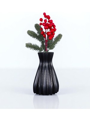 Evene Vazo Küçük Vazo Masa Üstü Vazo Ev Dekorasyon Vazo Altın Renk Model 73