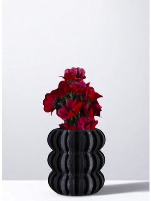 Evene Vazo Küçük Vazo Masa Üstü Vazo Ev Dekorasyon Vazo Beyaz Renk Model 75