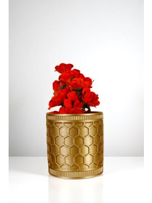 Evene Vazo Küçük Vazo Masa Üstü Vazo Ev Dekorasyon Vazo Beyaz Renk Model 81