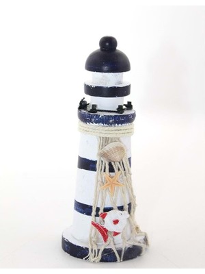 Stumbanng Ahşap Marin Deniz Feneri Dekoratif Hediyelik