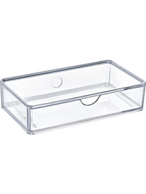 sky  şeffaf çekmece makyaj takı organizeri düzenleyici 10×18×4 cm