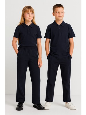 Seabubbles Beli Ribana Lastikli Lise Okul Pantolonu