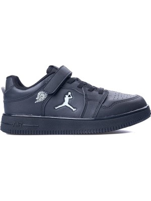 Cool Haykat Çocuk Bantlı Sneaker Siyah