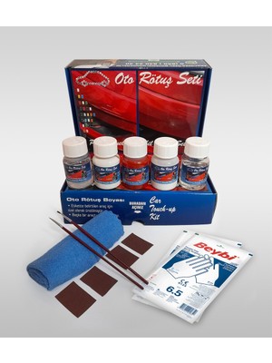 Şehber Taş Izi Çizik Giderici Mercedes Glk 97 Volkanik Siyah Rütüş Çizik Boyası Derin Çizik Giderici Rötuş Seti