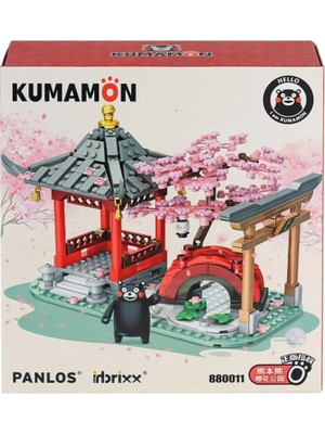 Belle Fusion Bfs   P880011 Panlos Kumamoto Ayısı ve Kiraz Çiçeği Parkı 537 Parça Blok Seti -Vagon Life