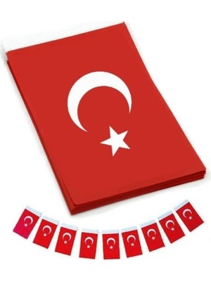 KİKA Orta Boy Ipli  Türk Bayrağı