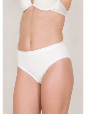 Güneri Underwear Kadın Beyaz Basıc Slip Külot 245-3B