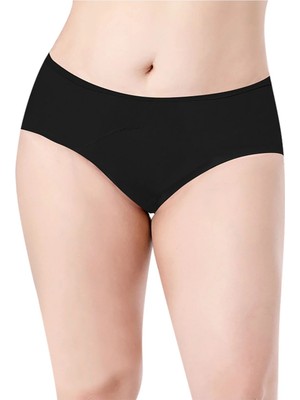 Güneri Underwear Kadın Siyah Maxi Bato Külot 3 Lü Paket 245-3S