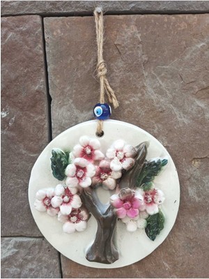 Peramari Dekoratif Polyester  Duvara Asmalı Tekli Nazarlık Ağaç