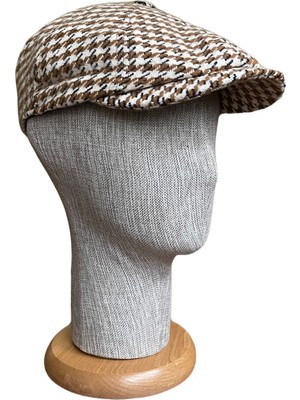 Rupen Kraft Kışlık Peaky Blinders Şapka Newsboy Kasket Şapka (Lastikli)