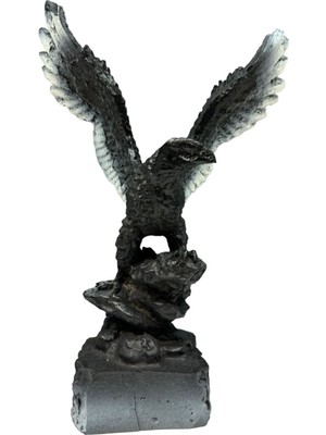 Peramari Dekoratif Polyester Kartal Biblo Siyah Beyaz