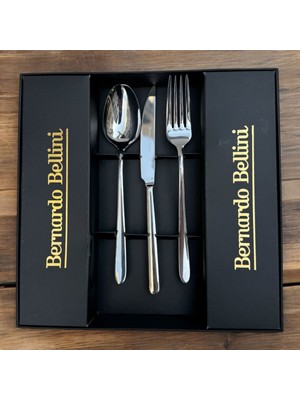 Peramari Bernardo Bellini 40 Parça Çatal Kaşık Bıçak Takımı Gümüş