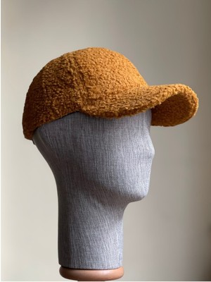 Rupen Kraft Kadın Peluş Teddy Kep Şapka Arka Kısmı Çırtlı