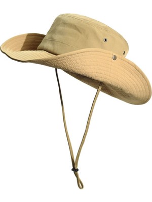 Rupen Kraft Yazlık Katlanabilir Safari Fötr Kovboy Şapkası