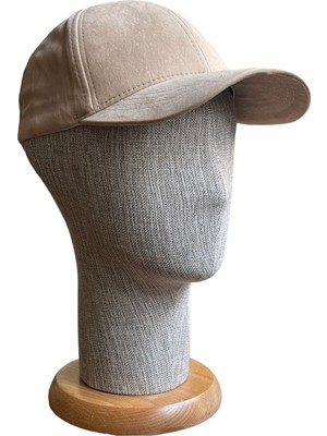 Rupen Kraft Vegan Süet Kep Şapka Unısex Spor Arkası Ayarlanabilir Kep Modern Şapka