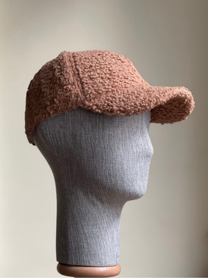 Rupen Kraft Kadın Peluş Teddy Kep Şapka Arka Kısmı Çırtlı