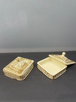 Peramari Dekoratif Polyester Ikili Takı Seti Krem Gold Eskitme