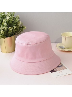 Rupen Kraft Standart Beden Unisex Pamuklu Balıkçı Kova Şapka Bucket Şapka