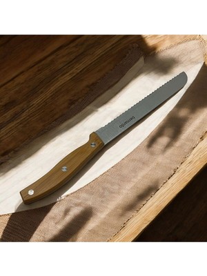 Peramari Bernardo Naturel Bamboo Line Ekmek Bıçağı 20 cm