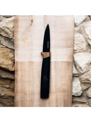 Peramari Bernardo Kitchen Soyma Bıçağı 9 cm Black