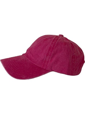Rupen Kraft Yeni Sezon Bandana Kombinlidüz Pembe Renk Yıkamalı Eskitme Şapka Vintage Şapka