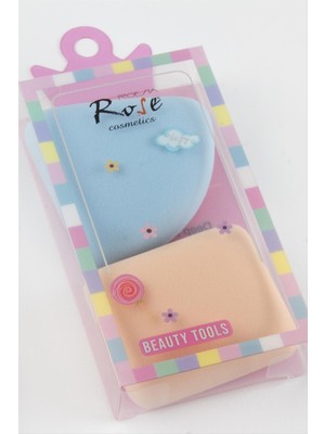 Zero Sepetim 2 Adet Karışık Makyaj Süngeri-Renkli