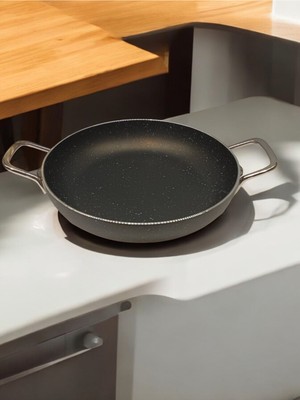 Peramari Tuna House Granit Yumurta Sahanı 24 cm  Siyah