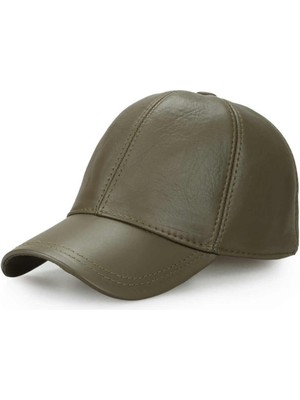 Rupen Kraft Unisex Hakiki Deri Şapka