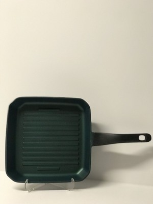 Peramari Elit Alüminyum Döküm Kare Gril Tava 26X26 cm Yeşil