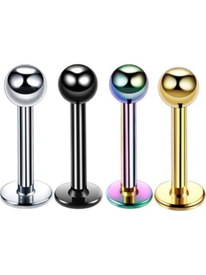 Rupen Kraft 4 Adet Tragus Helix,dudak,kıkırdak Medikal Çelik Piercing