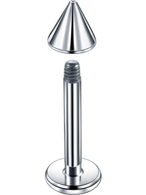 Rupen Kraft 316 Cerrahi Çelik Spike Dudak Kıkırdak Helix Tragus Piercingi