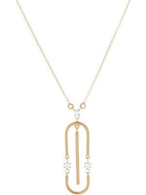 Hakan Mücevherat Taşlı Spor Kolye 14 Ayar Altın