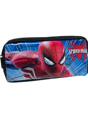 Noventra Örümcek Adam Figürlü Çift Katmanlı Kalemlik