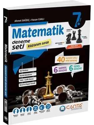 7. Sınıf Matematik Kazanım Sıralı Deneme Seti Çanta Yayınları