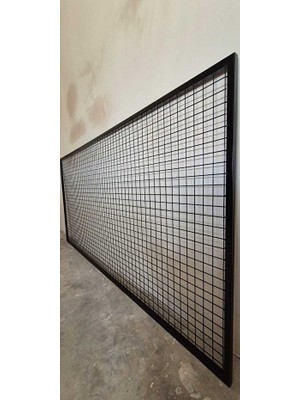 Ör-As Tel Örgü Tel Pano Stand Duvar Askılığı - Ayakkabı Askılığı - Raf -(- 100 cm x 200 cm -)-(-Sık Telli -)