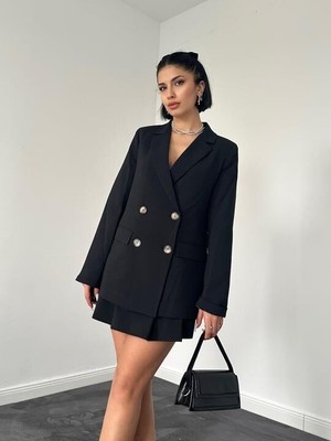 Lims Store Blazer Ceket - Si̇yah