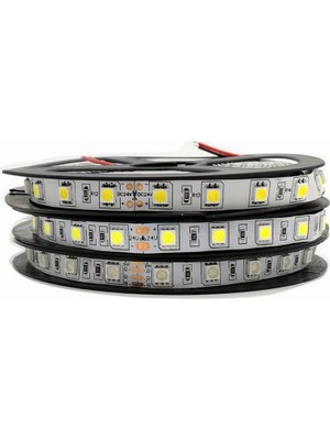 Demir Led 24 Volt 5050 Şerit LED Yeşil IP65 (5 Metre)