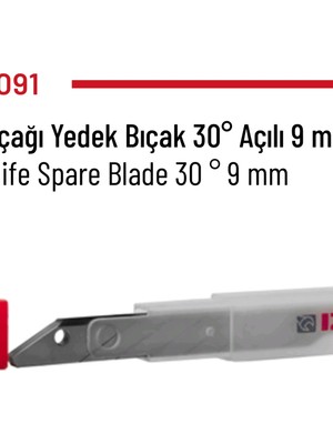 İzeltaş Maket Bıçağı Yedek (30 Derece Açılı) 9mm