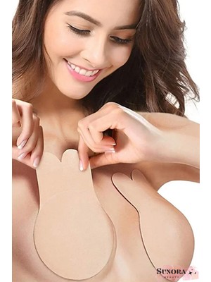 Sunora Beauty Göğüs Şekillendirici Bant ve Sıkılaştırıcı Sütyen Göğüs Ucu Gizleyici Yapışkanlı