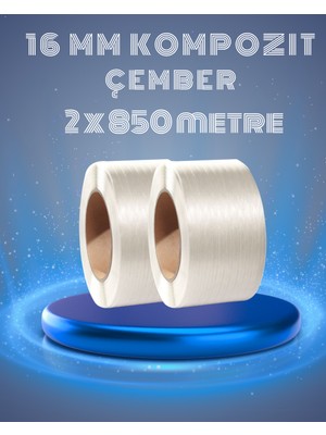 Dalpak Ambalaj 16 mm 2'li Kompozit Lifli Çember 850 Metre