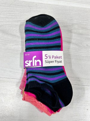 Aksiyon Global Şirin  Bayan Patik Çorap 335 (5li)