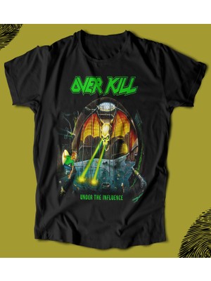 Butişört 'overkill - Under The Influence‘  Baskılı 'regular-Fit' Unisex Tişört