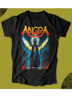 Butişört 'angra - Cycles Of Pain'  Baskılı 'regular-Fit' Unisex Tişört