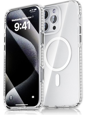 iPhone 16 Pro Magsafe Destekli Darbe Emici Kılıf – Premium Seri