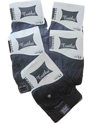 Tutku 5 Li Erkek Pamuk Penye Boxer