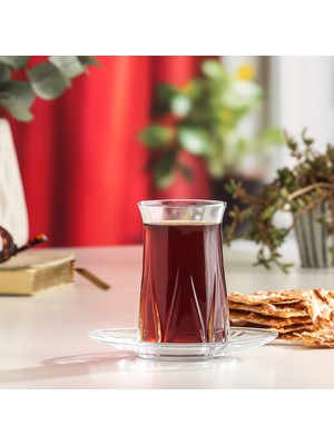 Lav Zoey Cam Çay Bardağı 6 Kişilik 165 ml